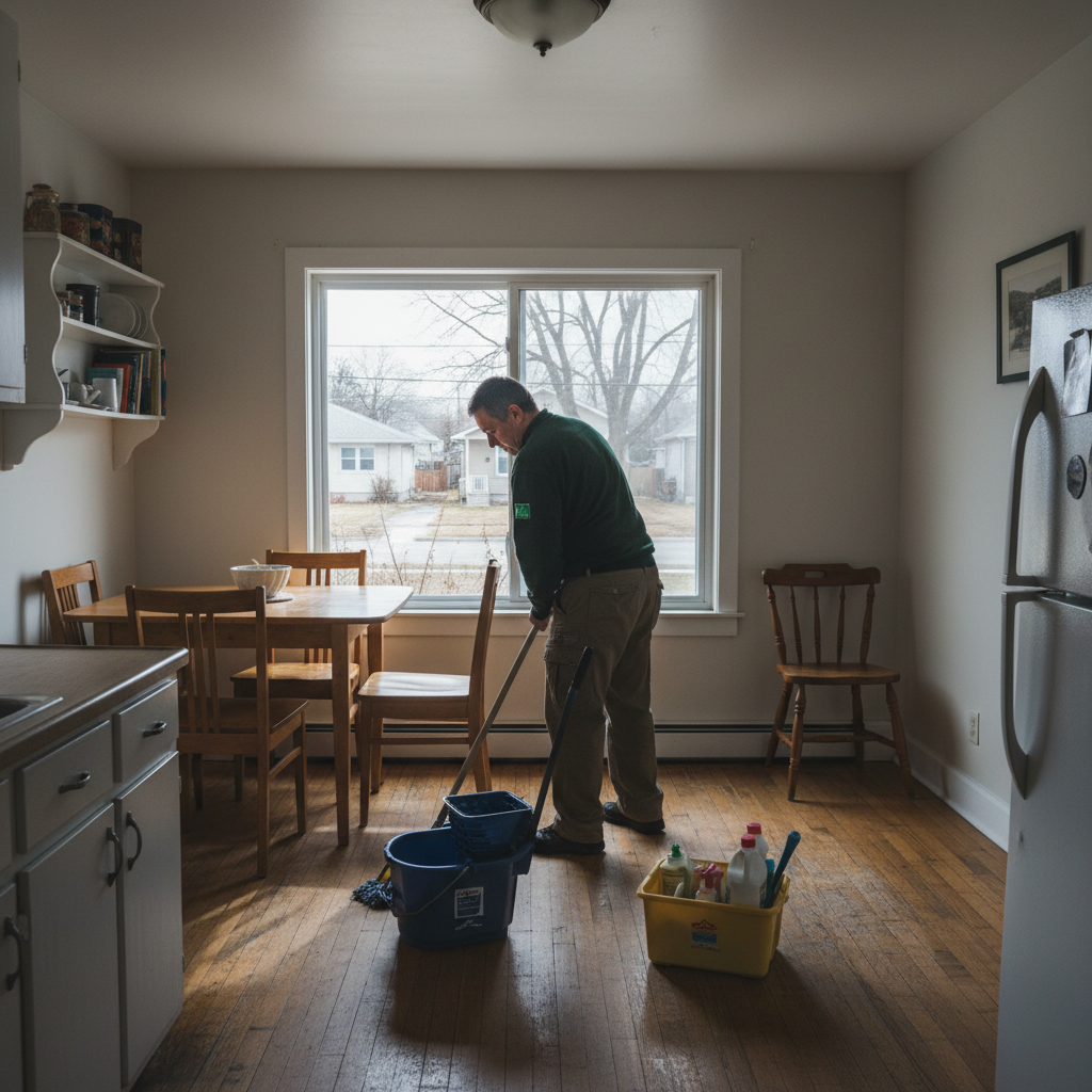 cleaning services work