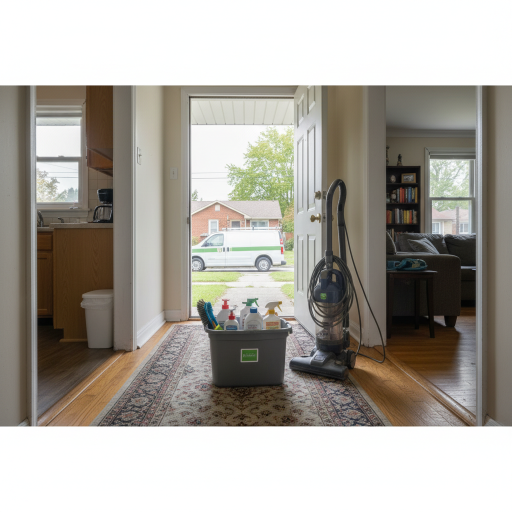 cleaning services work